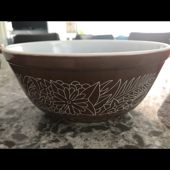 Pyrex Woodland mixing bowls nesting bowls dark brown 401 403 - Picture 11 of 13